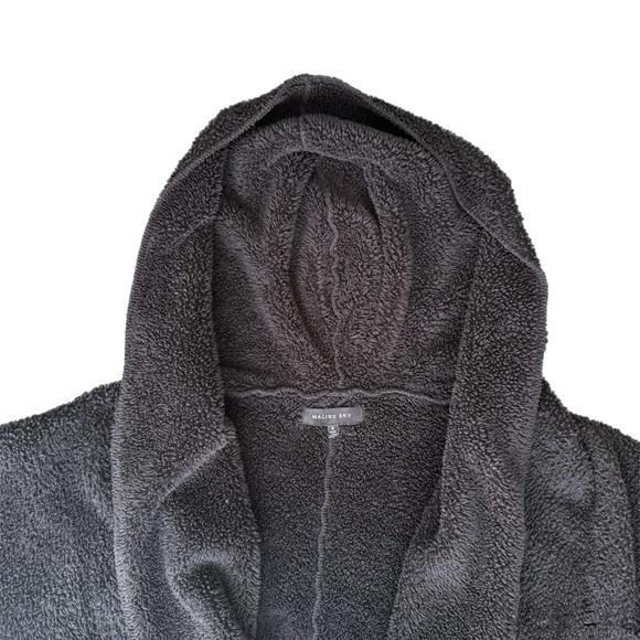 Cozy Black Teddy Jacket - Picture 4 of 7